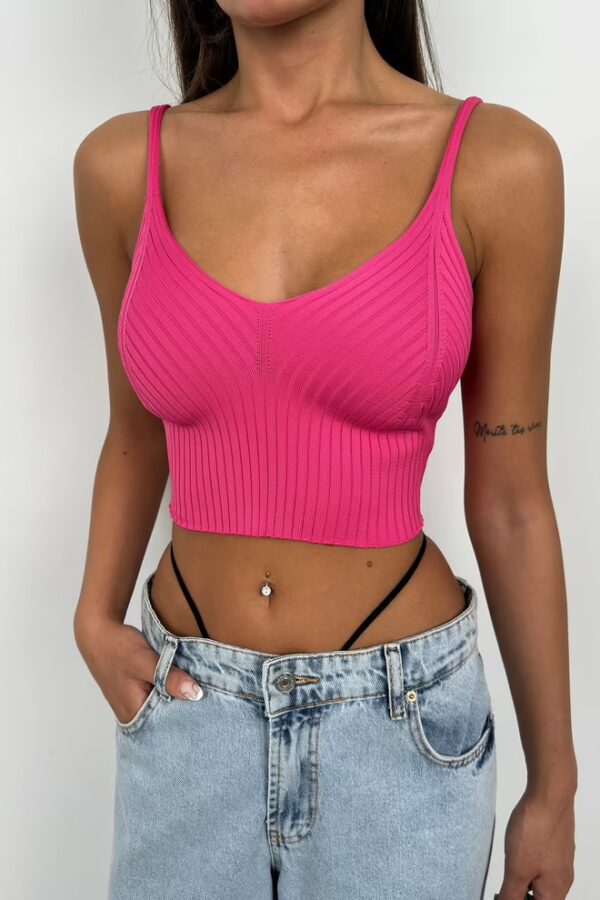 Μπλούζα V-Neck Crop - Image 2