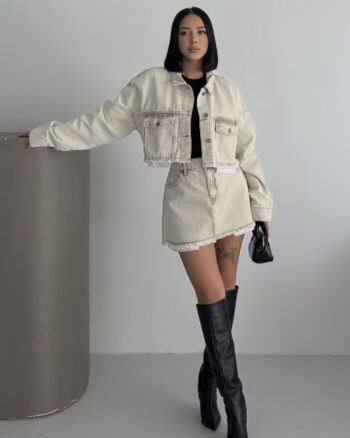 ΣΕΤ jacket - Μίνι Φούστα A-line