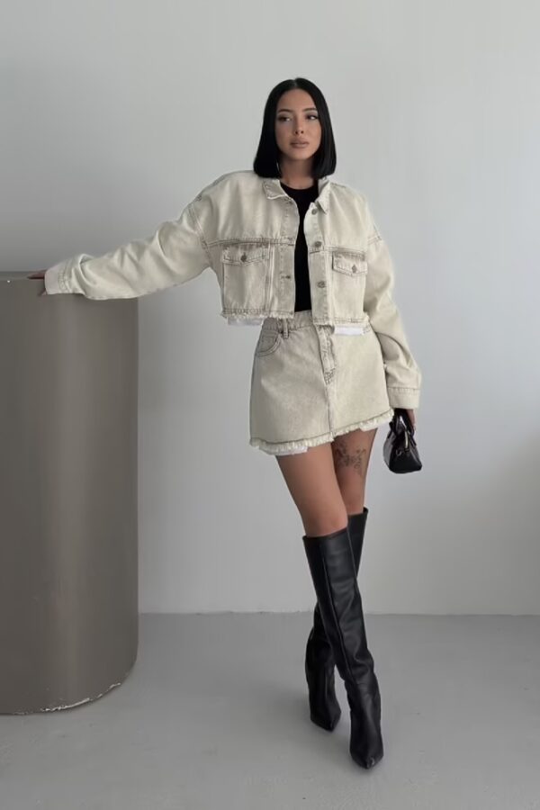 ΣΕΤ jacket - Μίνι Φούστα A-line