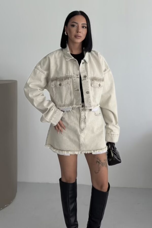 ΣΕΤ jacket - Μίνι Φούστα A-line - Image 3