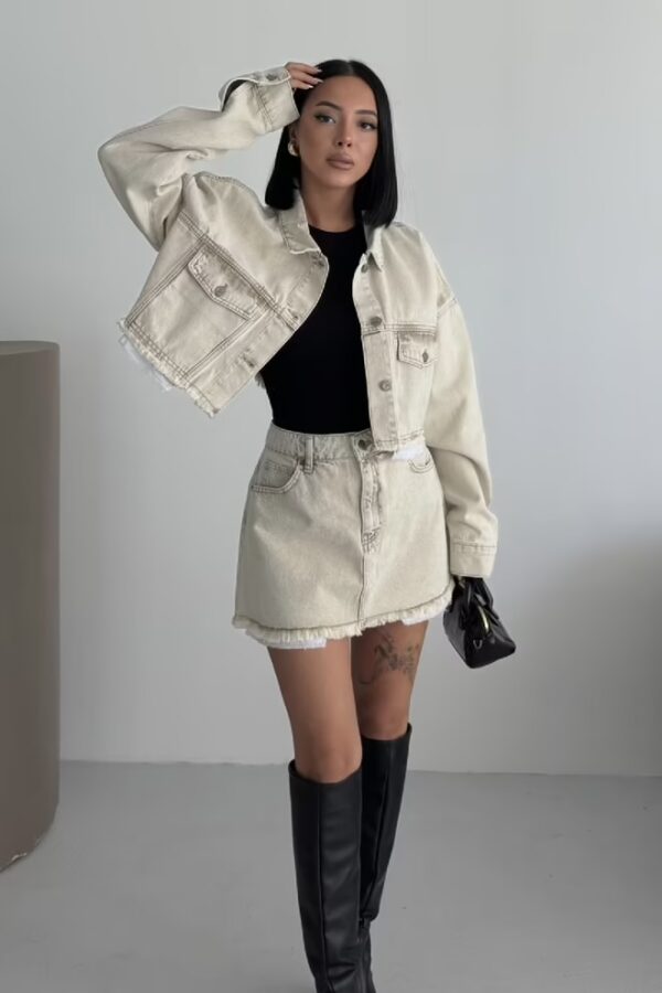 ΣΕΤ jacket - Μίνι Φούστα A-line - Image 5
