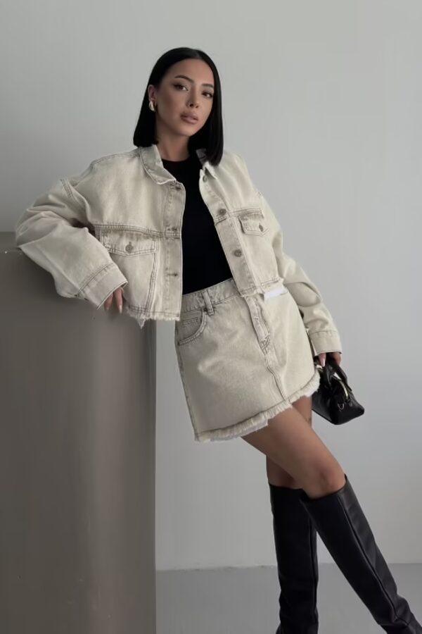 ΣΕΤ jacket - Μίνι Φούστα A-line - Image 4