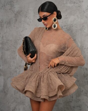 Vestito balze - Magliettina Velata Dyna